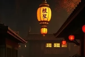 夜樱下便利店橱窗封面图